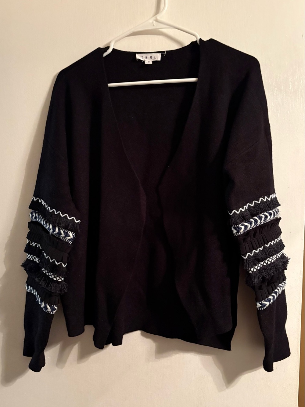 THML Embroidered Cardigan in Excellent Condition